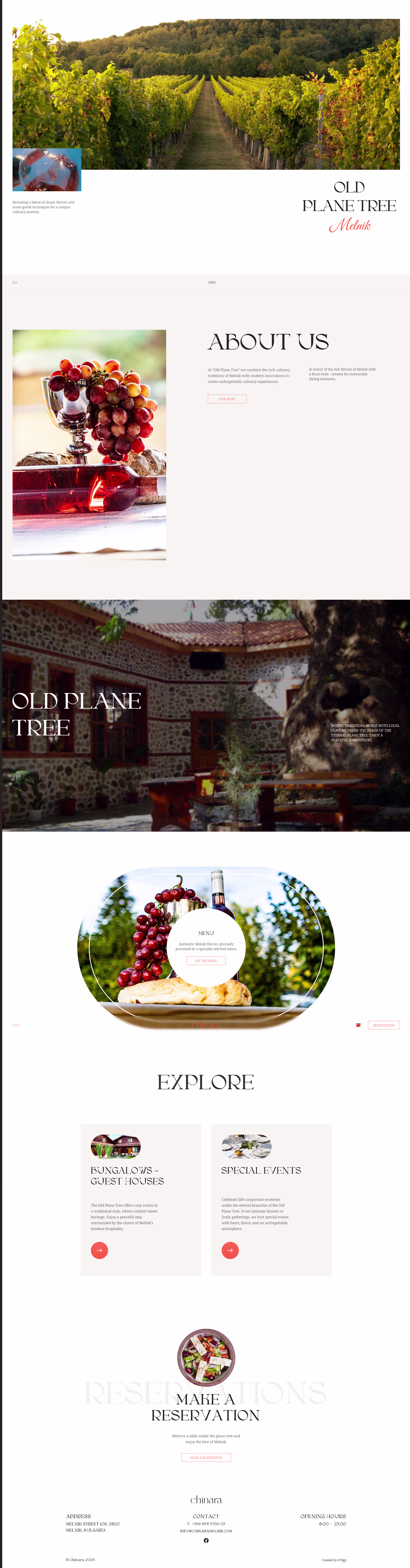 Project Chinara - full screen snapshot of our work.